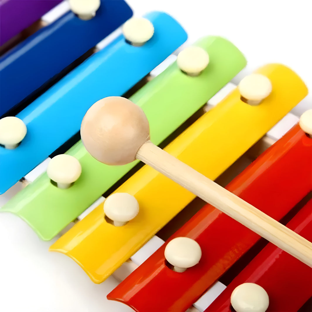 Xilófono de madera 8 notas musicales