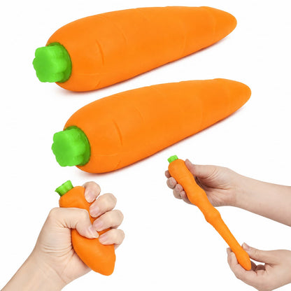 Zanahoria Squishy de Arena